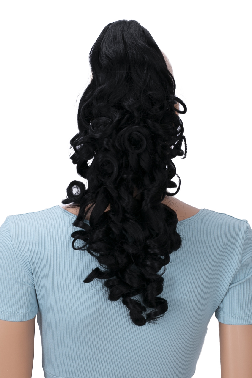 Haarzopf Lily mit Butterflyklammer H63