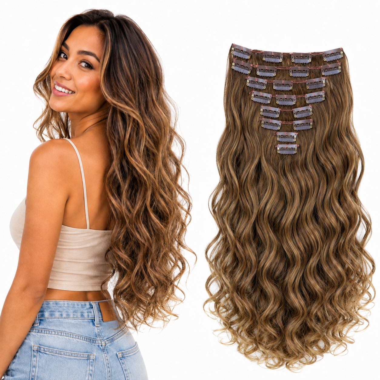 Extensions Ariel 8 pieces CES18-1
