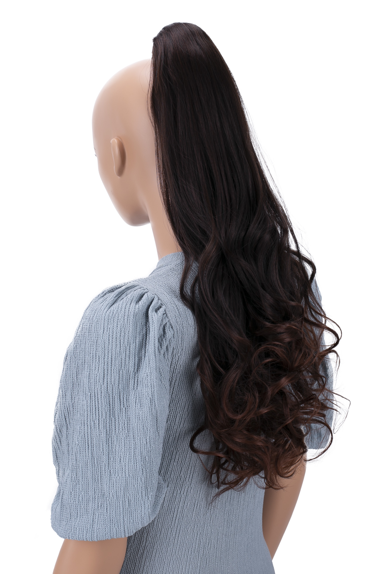 Ponytail Violet with butterfly clip H46